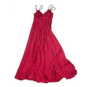 Vintage Ruby Jewel Prom Dress